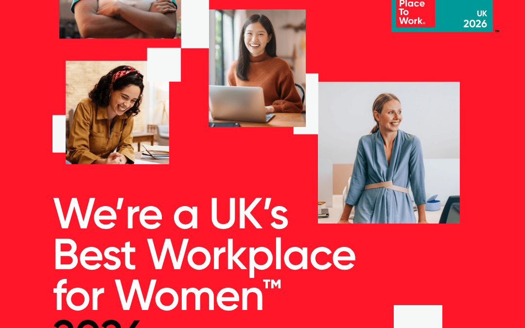 Recognised as one of the UK’s Best Workplaces for Women™ 2026 by Great Place To Work UK®
